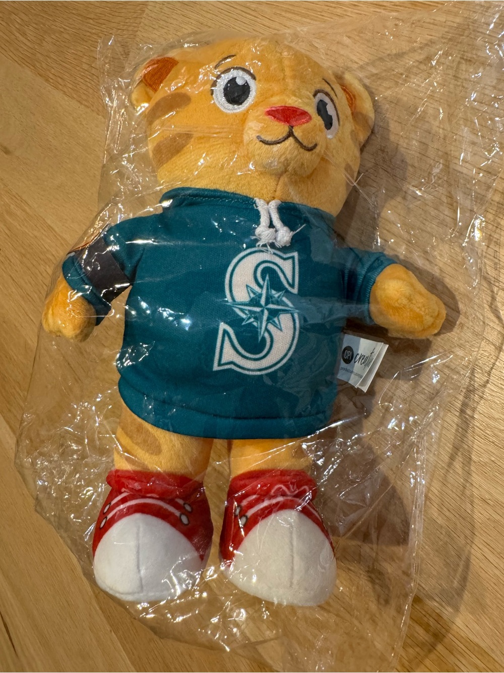 Mariners Themed Daniel the Tiger Plush - Picture 1 of 2